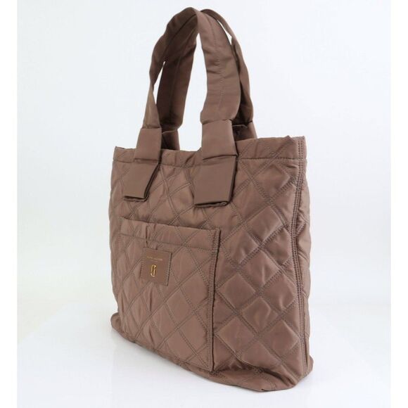 NWT Marc Jacobs Quilted Knot LARGE Tote in French Grey - Picture 5 of 12